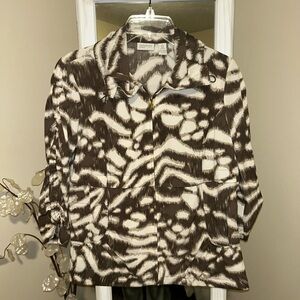 Zenergy Chicos Patterned Jacket size 0